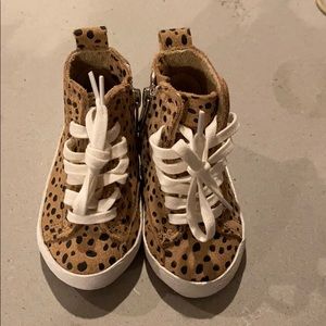 Piper Finn Cheetah High Top Sneakers